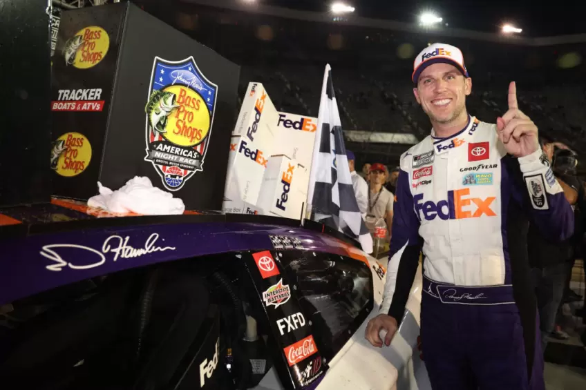 Denny Hamlin knows how to 'provoke' the crowd: Interesting reaction