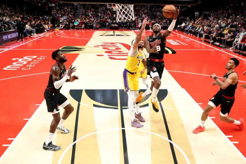 Trail Blazers vs Lakers Starting Lineups & Depth Charts