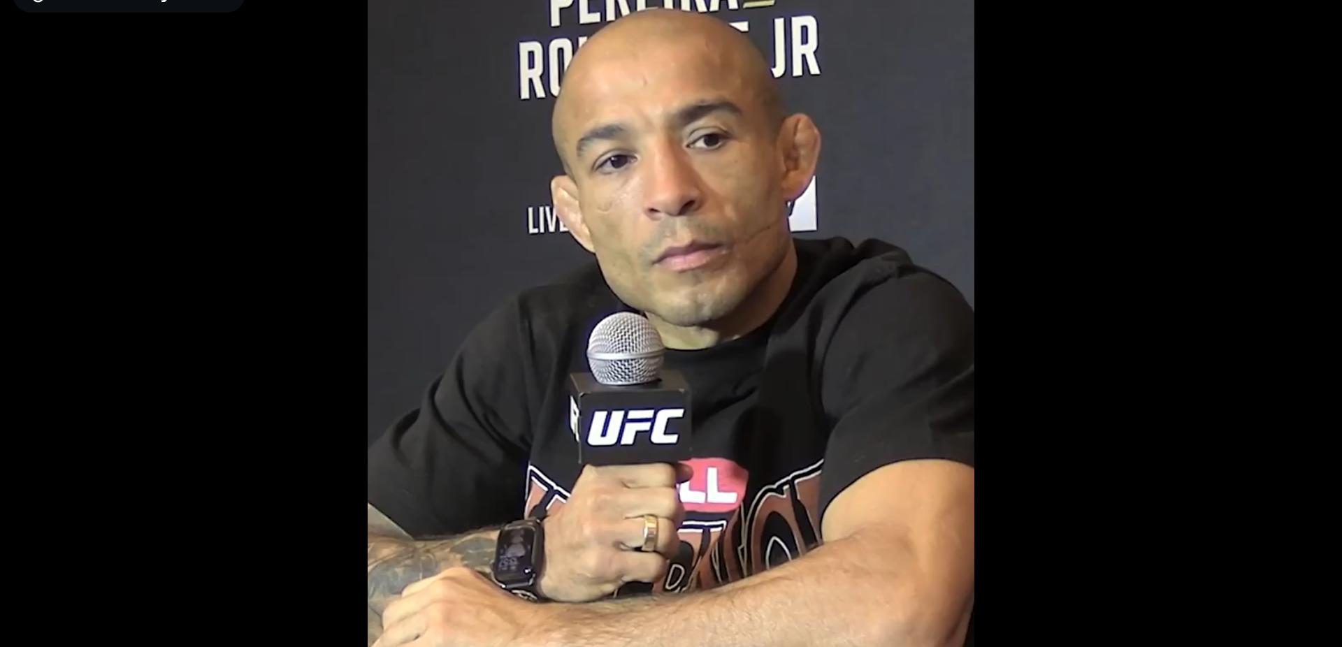 Jose Aldo says he felt like an “idiot” after Bautista fight performance