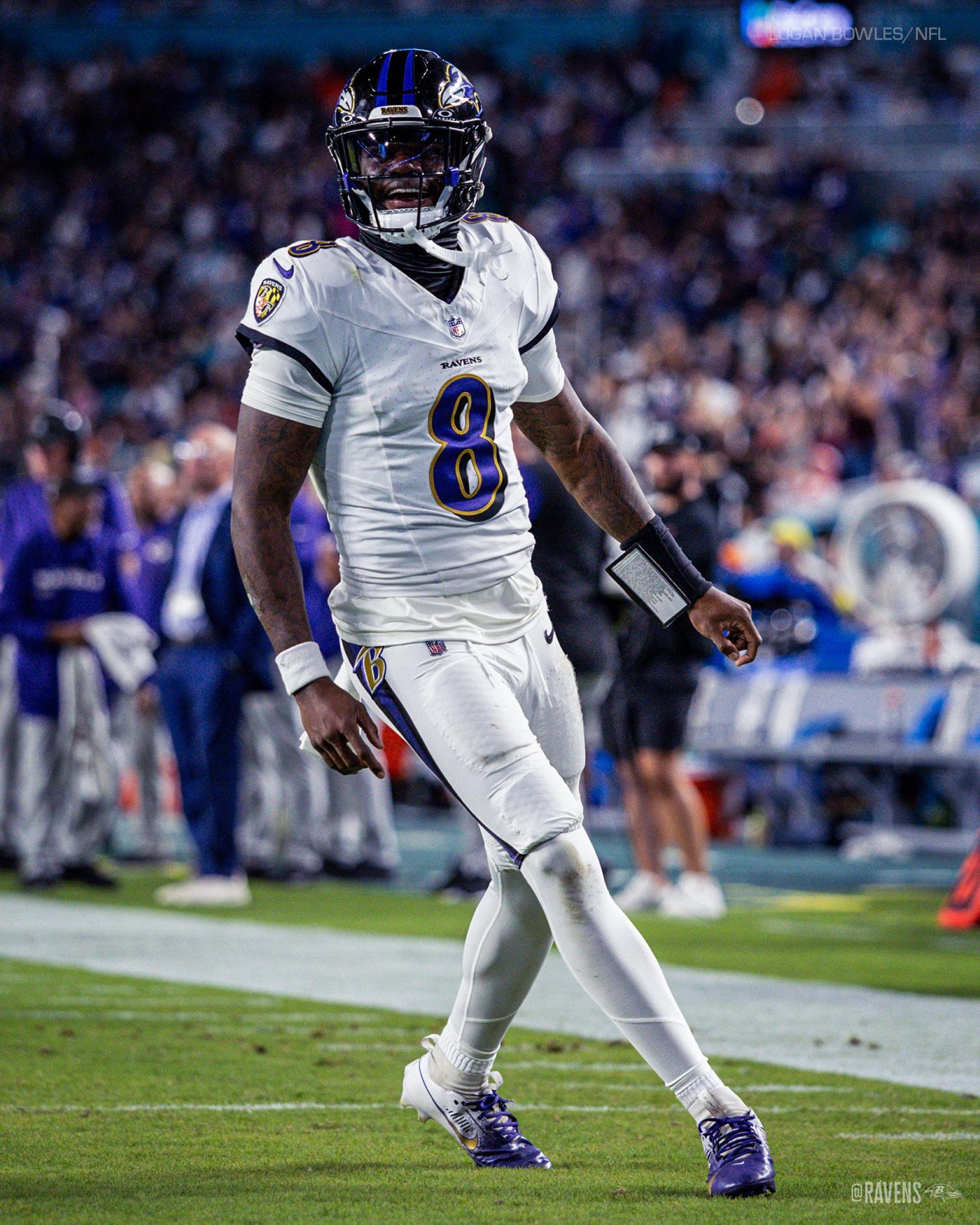 Jackson throws four TDs in Miami as Ravens surge back into race